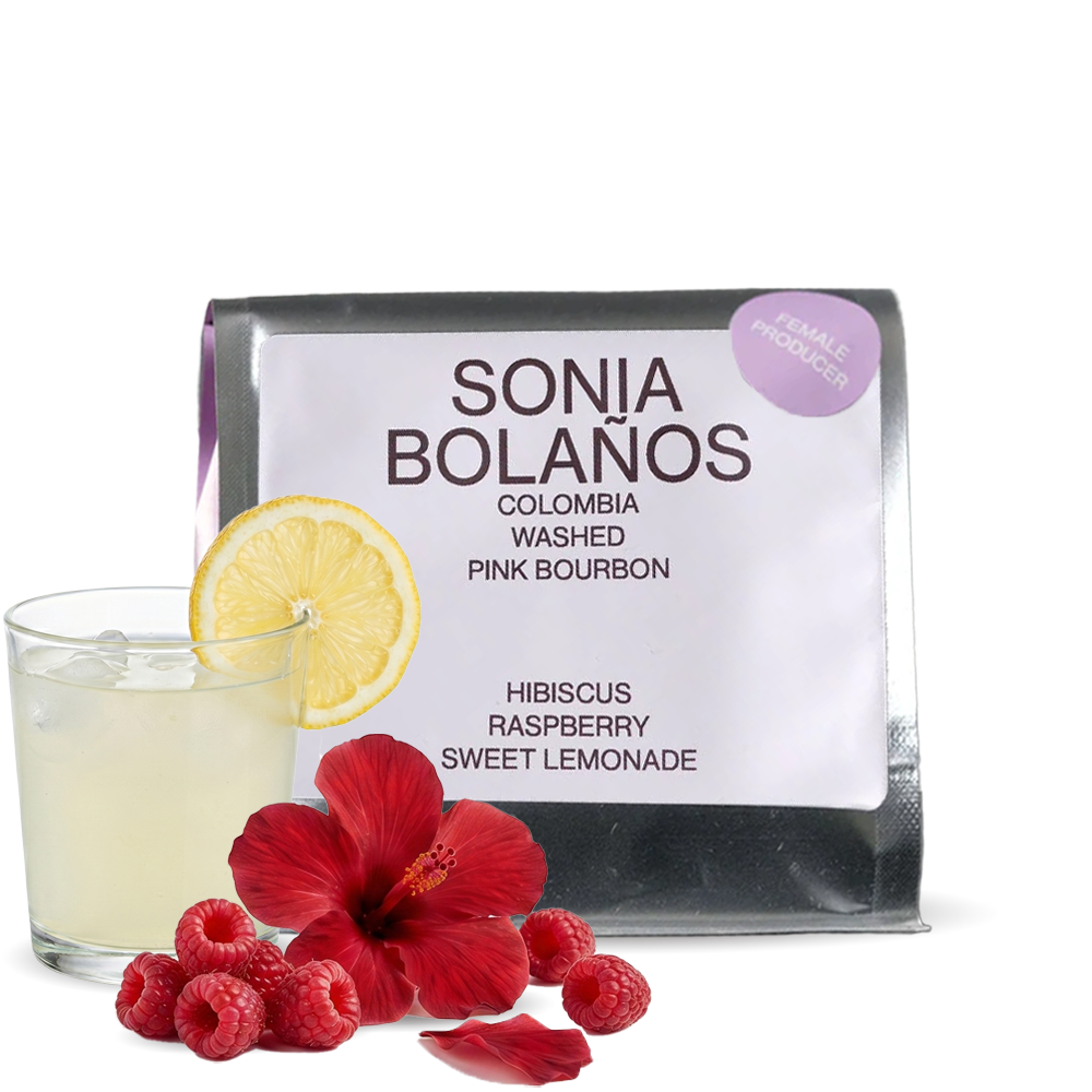 Výběrová káva Von&Vonnie Kolumbie SONIA BOLAÑOS - Pink Bourbon