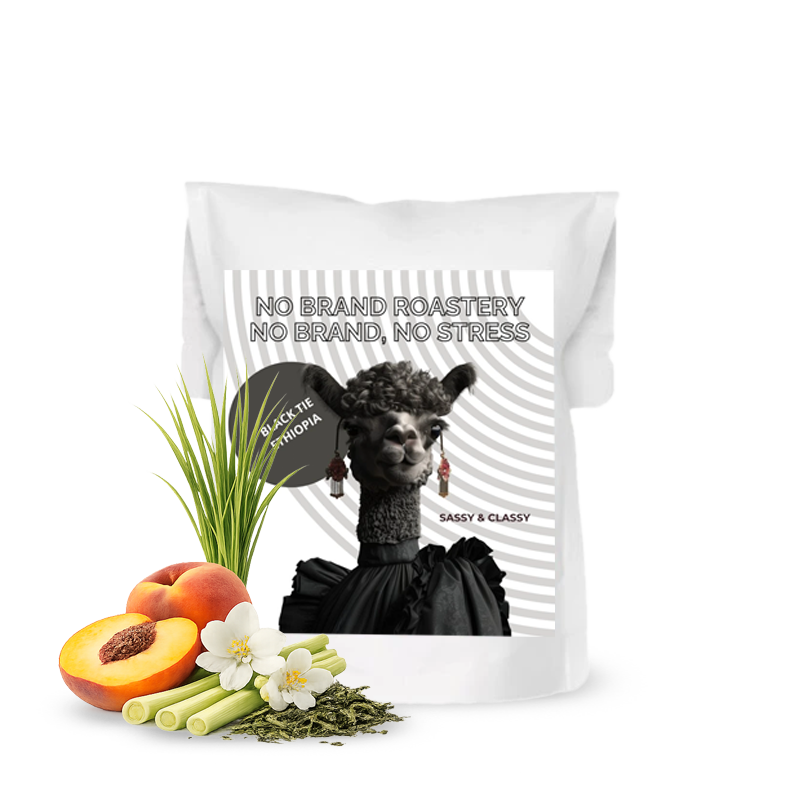 Výběrová káva No Brand Roastery Etiopie SASABA