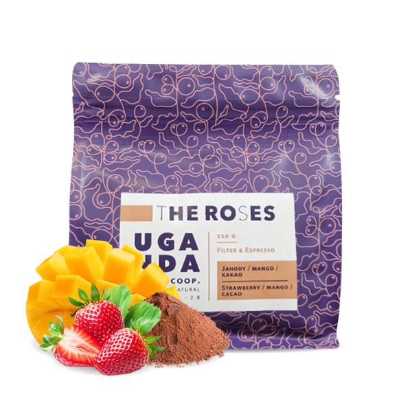 Výběrová káva The Roses Uganda MASHA COOP MACERATED