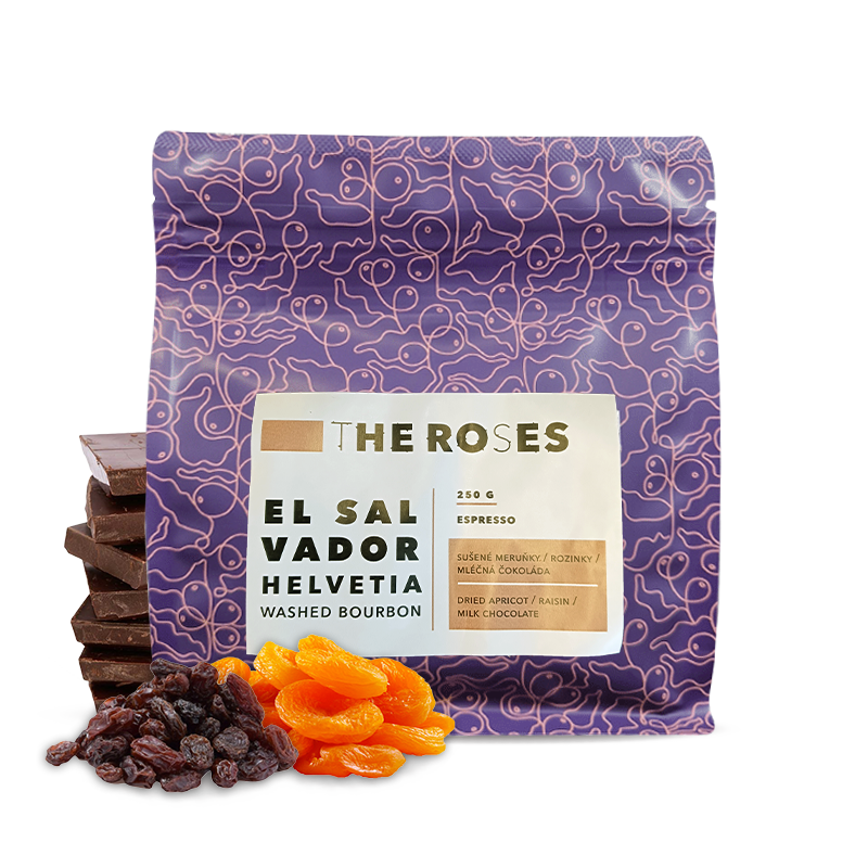Výběrová káva The Roses El Salvador HELVETIA
