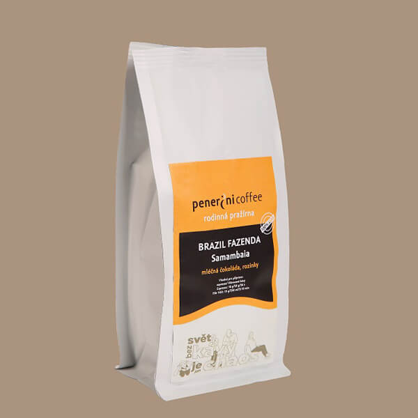 Výběrová káva Penerini coffee Brazil Fazenda Samambaia