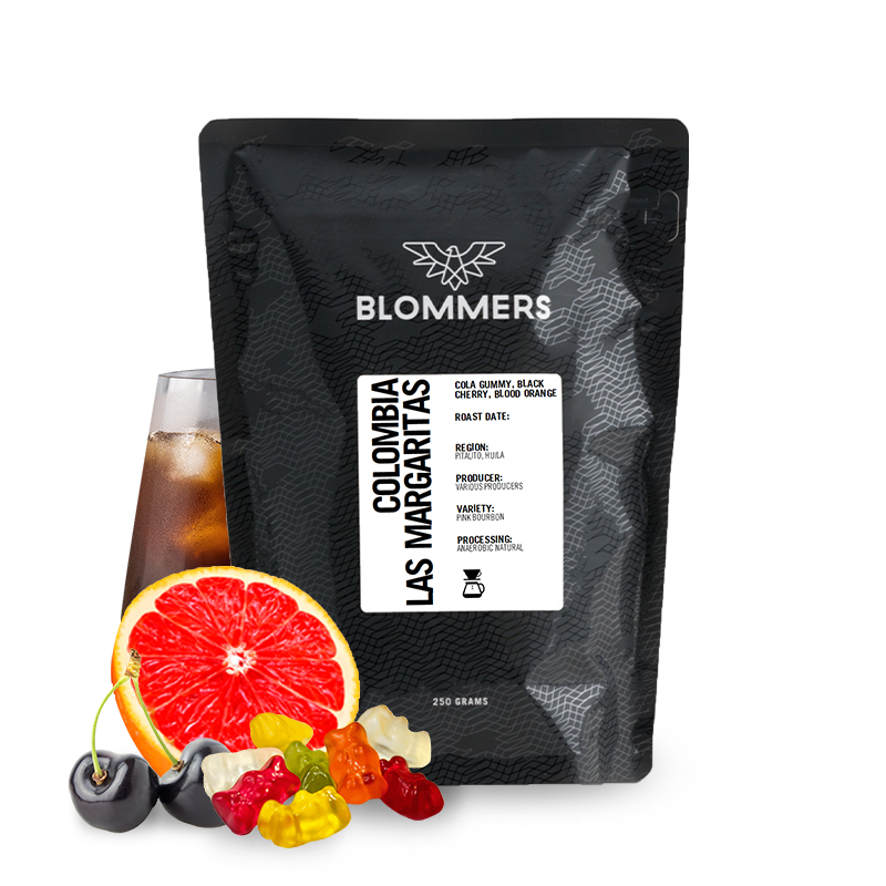 Výběrová káva Blommers Coffee Kolumbie LAS MARGARITAS - Pink Bourbon