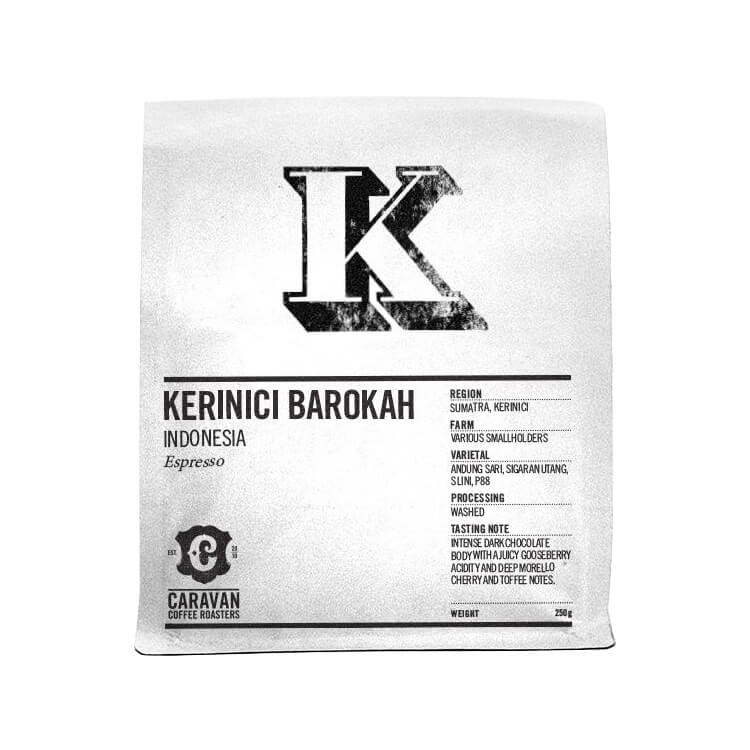 Výběrová káva Caravan Coffee Roasters Indonésie KERINICI BAROKAH