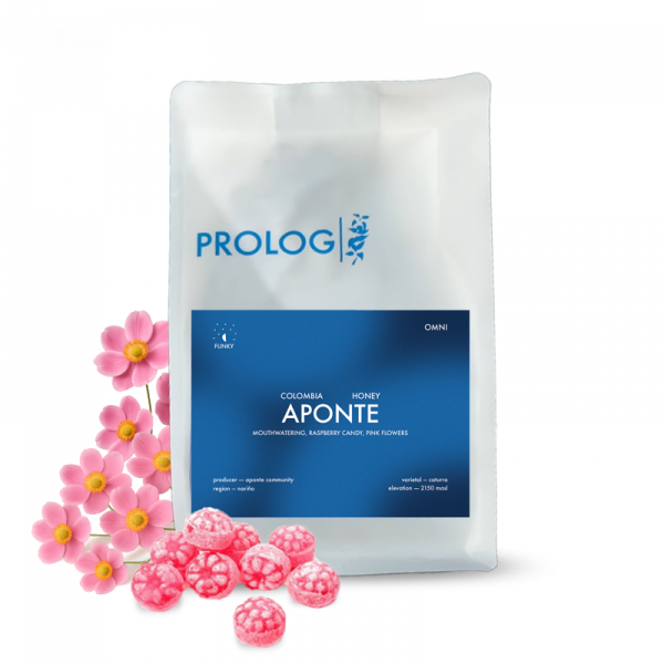 Výběrová káva Prolog Coffee Kolumbie APONTE CATURRA HONEY