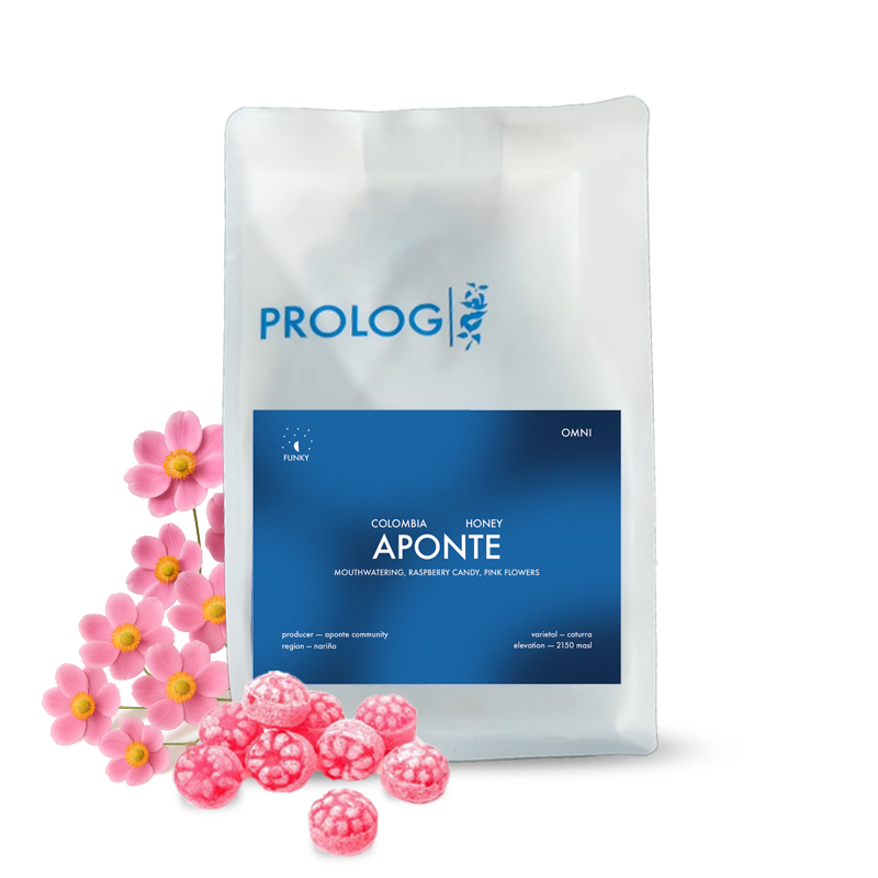 Výběrová káva Prolog Coffee Kolumbie APONTE CATURRA HONEY
