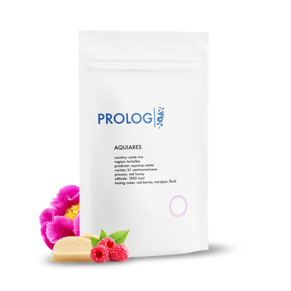 Výběrová káva Prolog Coffee Kostarika AQUIARES - red honey