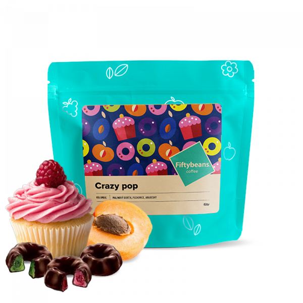 Výběrová káva Fiftybeans Kolumbie CRAZY POP