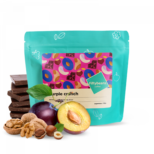 Výběrová káva Fiftybeans Honduras PURPLE CRUNCH