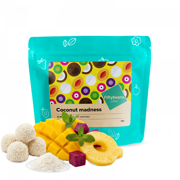 Výběrová káva Fiftybeans Kolumbie COCONUT MADNESS