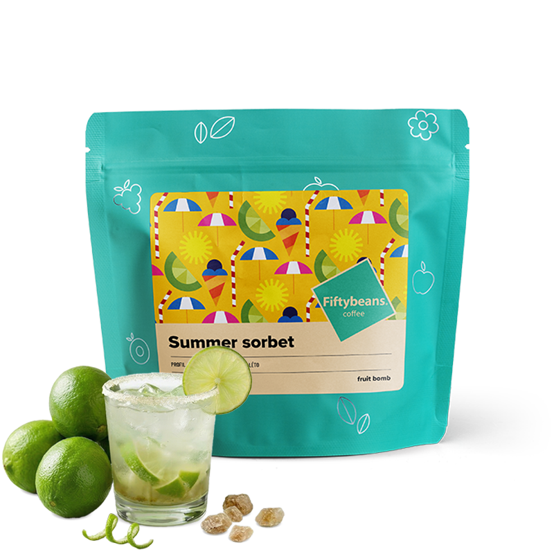 Výběrová káva Fiftybeans SUMMER SORBET - cold brew blend