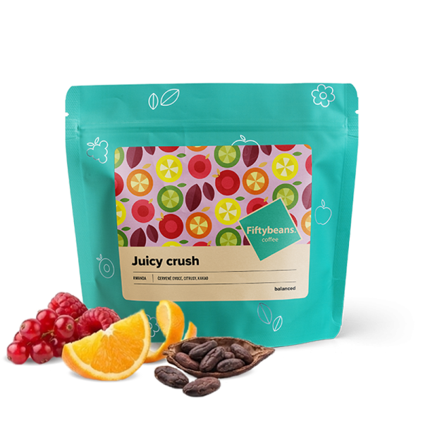 Výběrová káva Fiftybeans Rwanda JUICY CRUSH