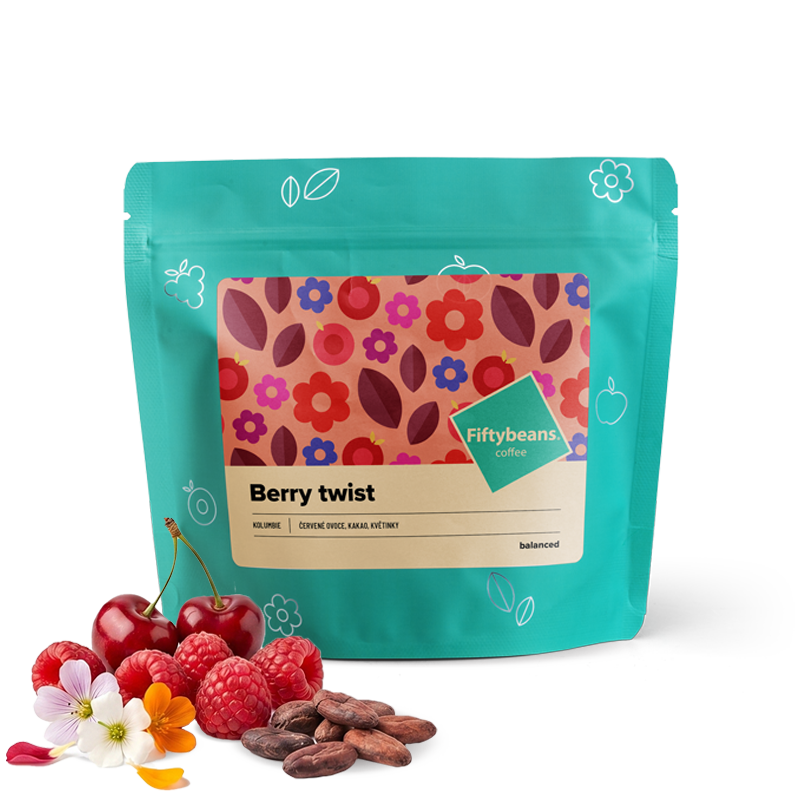 Výběrová káva Fiftybeans Kolumbie BERRY TWIST