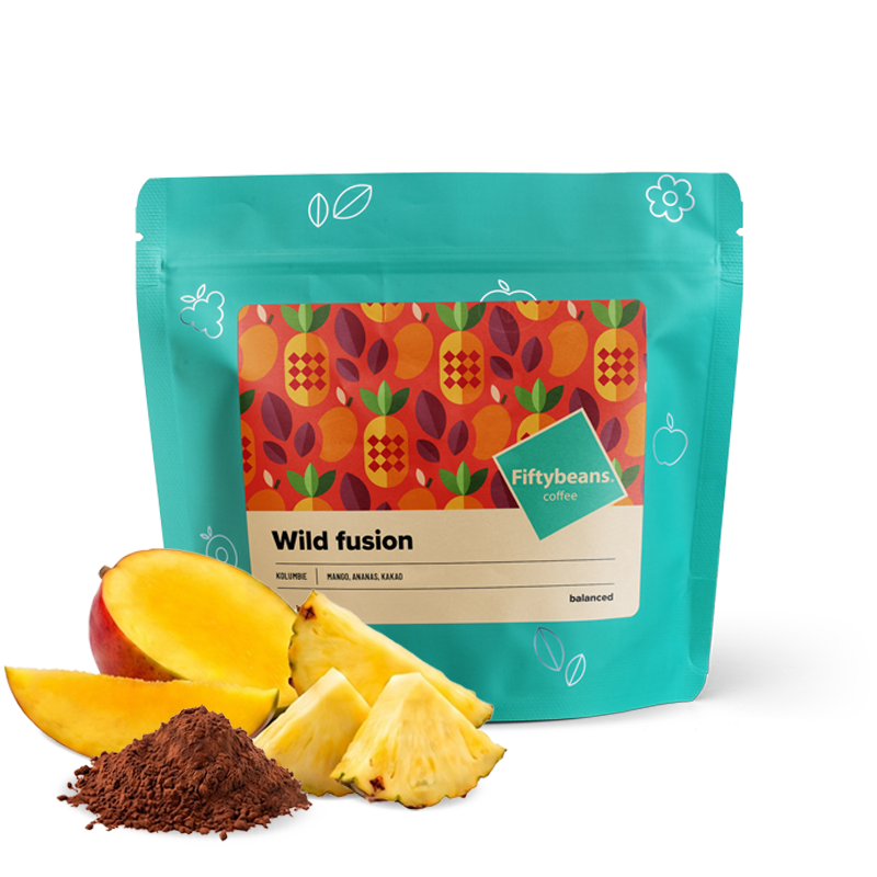 Výběrová káva Fiftybeans Kolumbie WILD FUSION