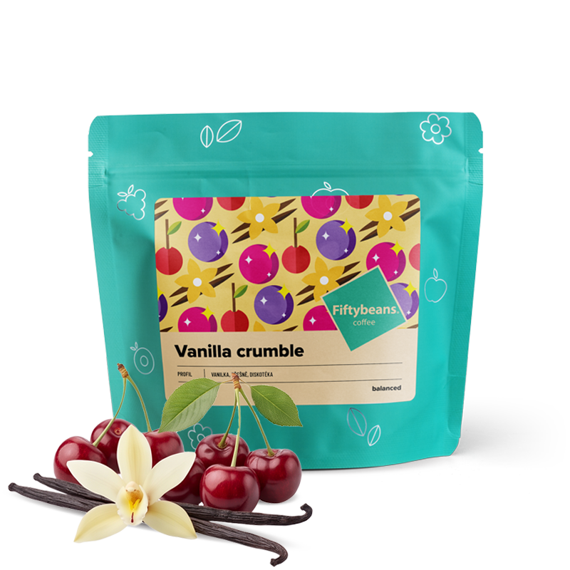 Výběrová káva Fiftybeans VANILLA CRUMBLE blend