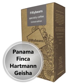 Výběrová káva Fiftybeans Panama Finca Hartmann Geisha