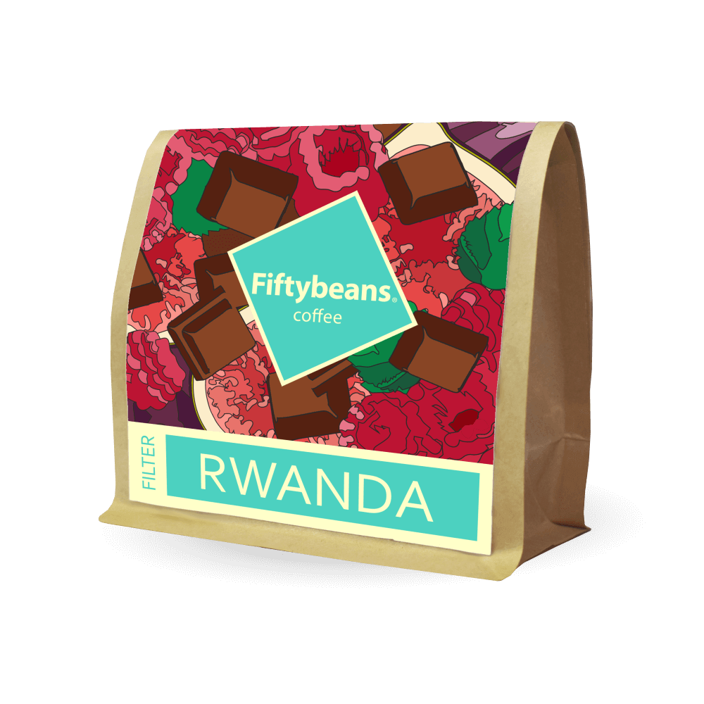 Výběrová káva Fiftybeans Rwanda AIME GAHIZI