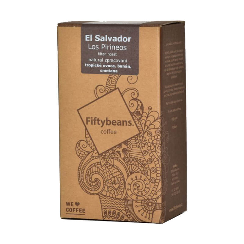 Výběrová káva Fiftybeans El Salvador LOS PIRINEOS