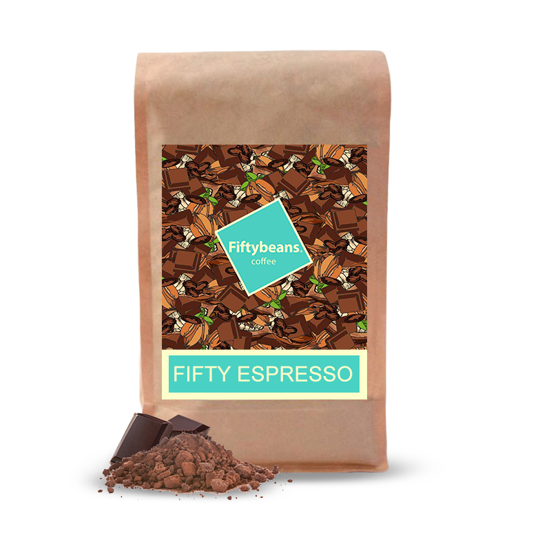 Výběrová káva Fiftybeans FIFTY ESPRESSO blend - 1000g