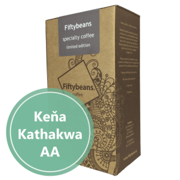 Výběrová káva Fiftybeans Keňa Kathakwa AA