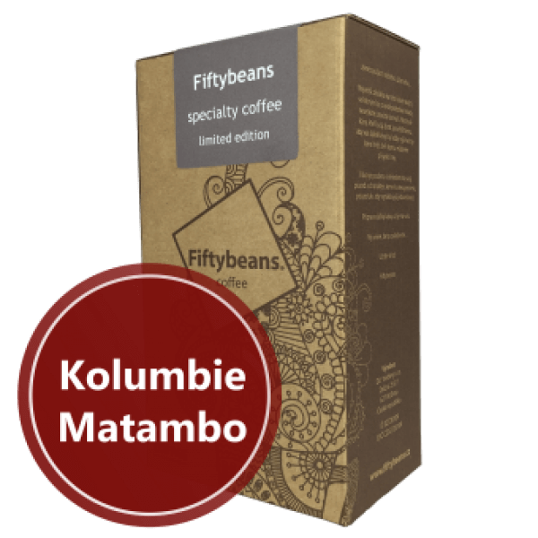Výběrová káva Fiftybeans Kolumbie Matambo