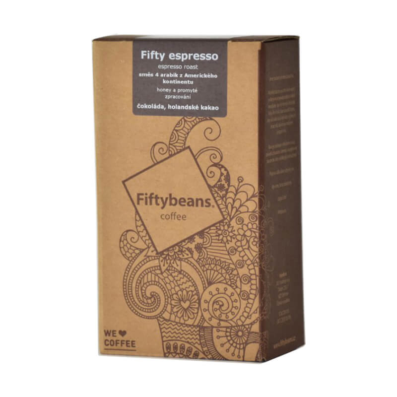 Výběrová káva Fiftybeans Fifty ESPRESSO