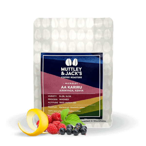 Výběrová káva Muttley & Jack's Keňa AA KARIRU