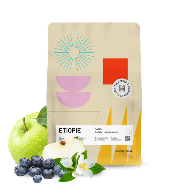 Výběrová káva Mia Coffee Roastery Etiopie GOTITI