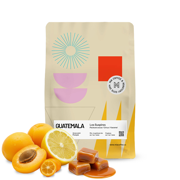 Výběrová káva Mia Coffee Roastery Guatemala LOS SUSPIROS