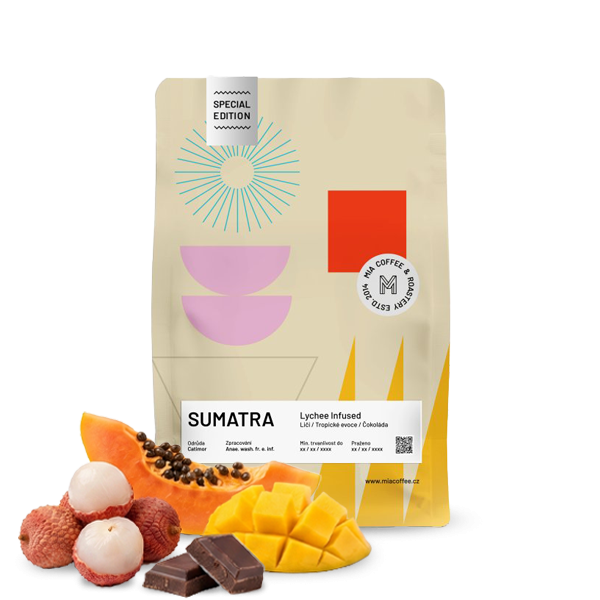 Výběrová káva Mia Coffee Roastery Indonésie SUMATRA LYCHEE INFUSED