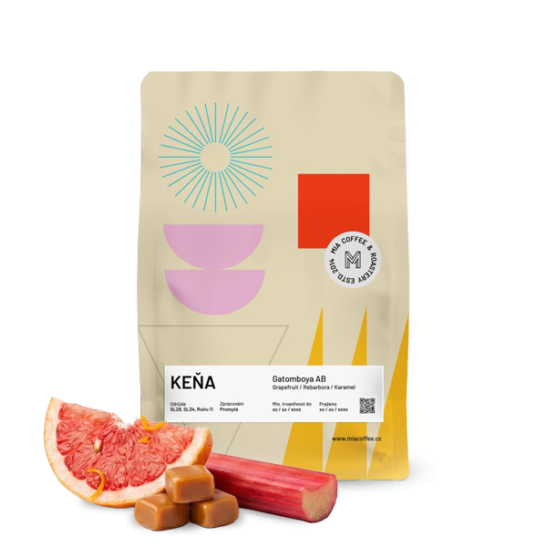 Výběrová káva Mia Coffee Roastery Keňa GATOMBOYA AB