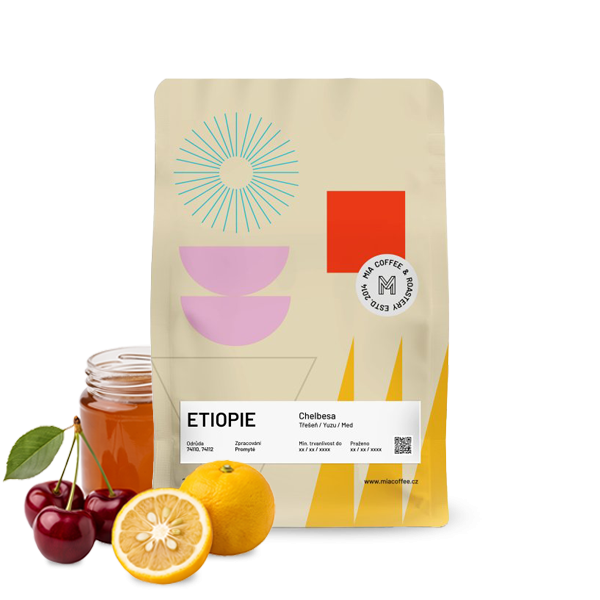 Výběrová káva Mia Coffee Roastery Etiopie CHELBESA