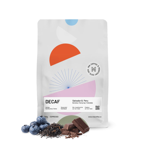 Výběrová káva Mia Coffee Roastery Peru & El Salvador DECAF