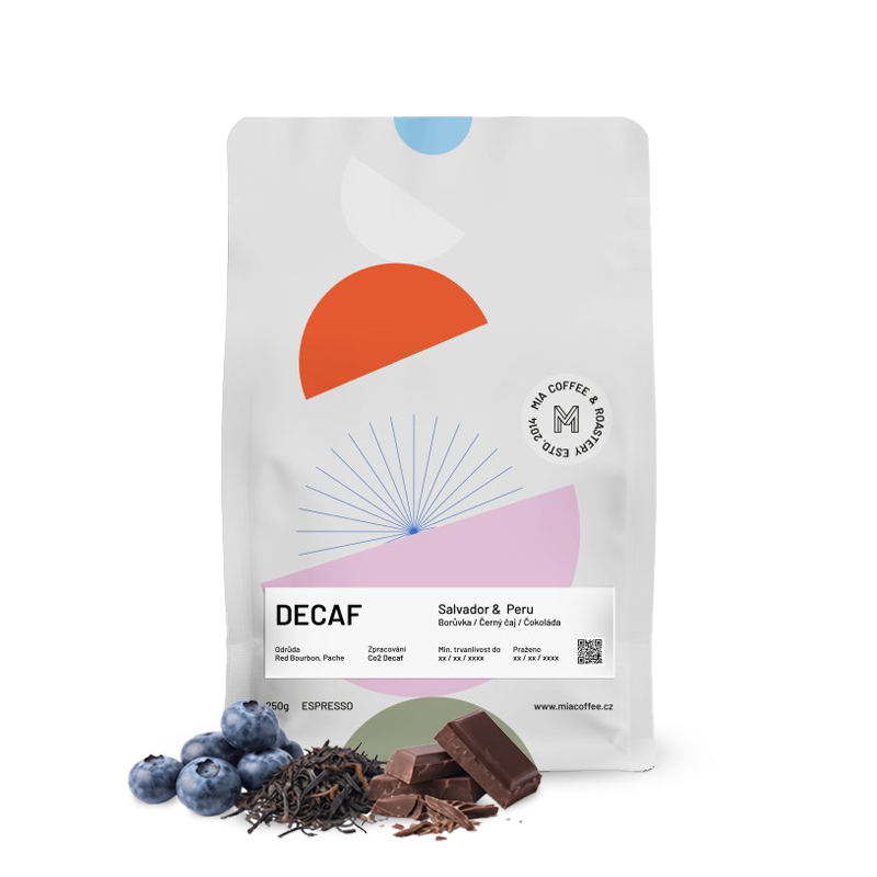 Výběrová káva Mia Coffee Roastery Peru & El Salvador DECAF