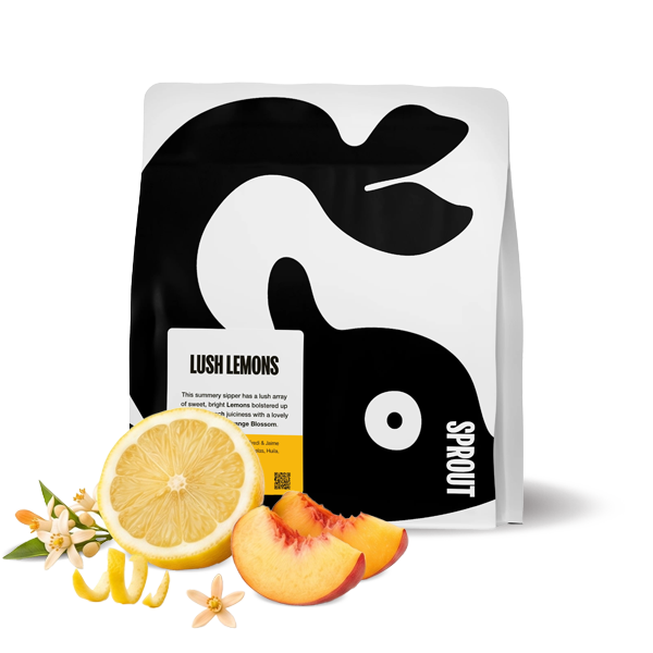 Výběrová káva Sprout Coffee Roasters Kolumbie LUSH LEMONS