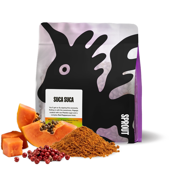 Výběrová káva Sprout Coffee Roasters Kolumbie SUGA SUGA - 200g