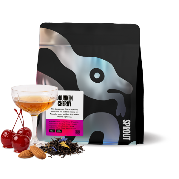 Výběrová káva Sprout Coffee Roasters Kolumbie DRUNKEN CHERRY