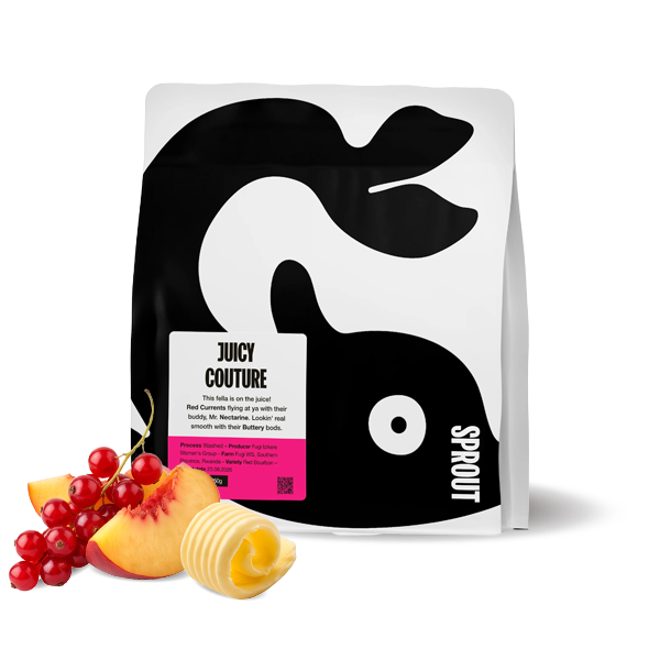 Výběrová káva Sprout Coffee Roasters Rwanda JUICY COUTURE