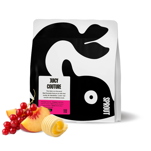 Výběrová káva Sprout Coffee Roasters Rwanda JUICY COUTURE