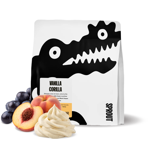 Výběrová káva Sprout Coffee Roasters Etiopie VANILLA GORILLA