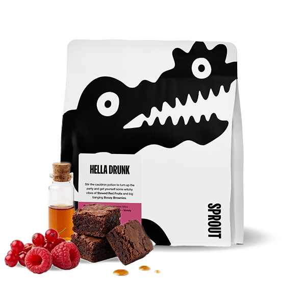 Výběrová káva Sprout Coffee Roasters Kostarika HELLA DRUNK