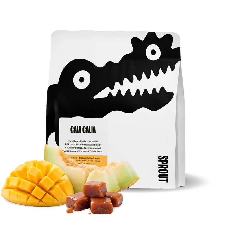 Výběrová káva Sprout Coffee Roasters Etiopie GAIA GALIA
