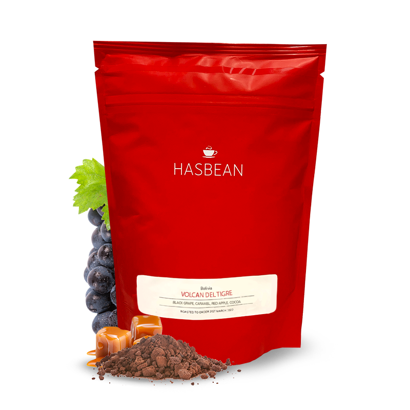 Výběrová káva Hasbean Bolívie VOLCAN DEL TIGRE
