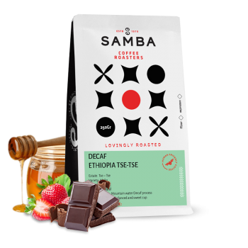 Etiopie TSE TSE - bezkofeinová - Samba