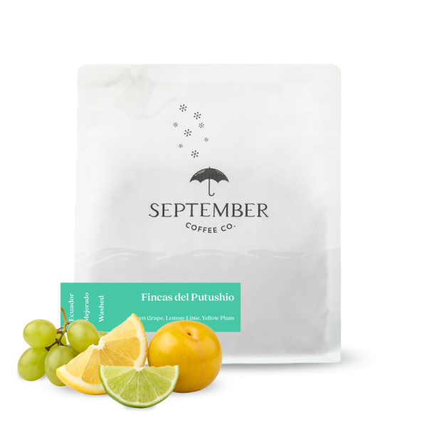 Výběrová káva September Coffee Ekvádor FINCAS DEL PUTUSHIO – 125 g