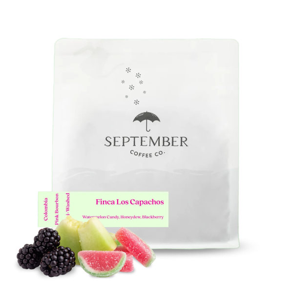 Výběrová káva September Coffee Kolumbie FINCA LOS CAPACHOS - Pink Bourbon