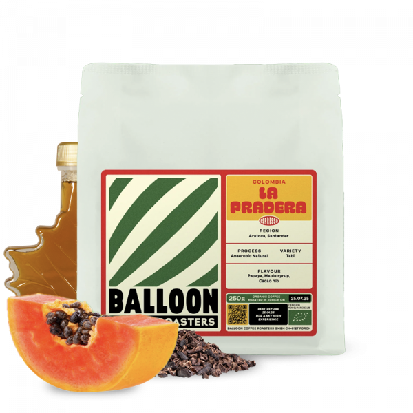 Výběrová káva Balloon Coffee Roasters Kolumbie LA PRADERA - espresso