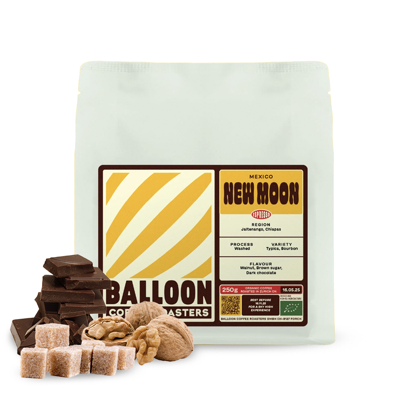 Výběrová káva Balloon Coffee Roasters Mexiko NEW MOON