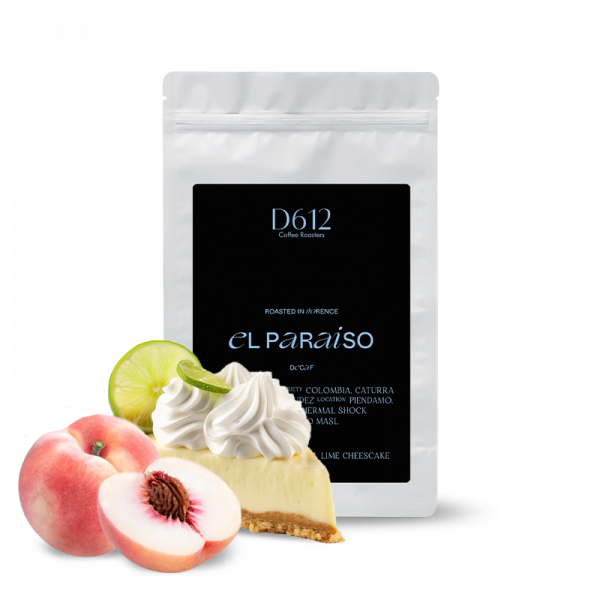 Výběrová káva D612 Coffee Roasters Kolumbie EL PARAISO DECAF - bezkofeinová - 125g