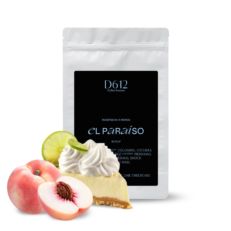 Výběrová káva D612 Coffee Roasters Kolumbie EL PARAISO DECAF - bezkofeinová - 125g