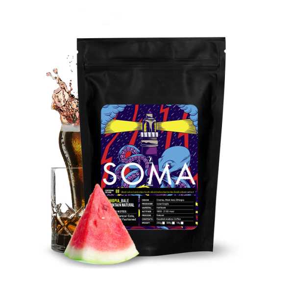 Výběrová káva SOMA Etiopie BALE MOUNTAIN - natural